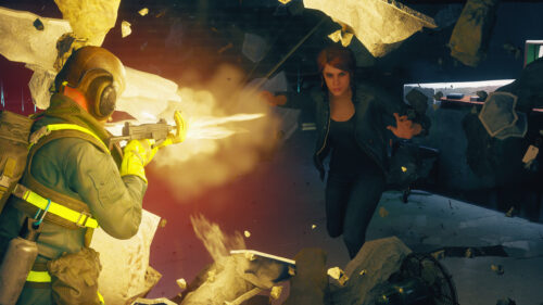 Jesse Faden Control Game Action Scene 4K PC Wallpaper
