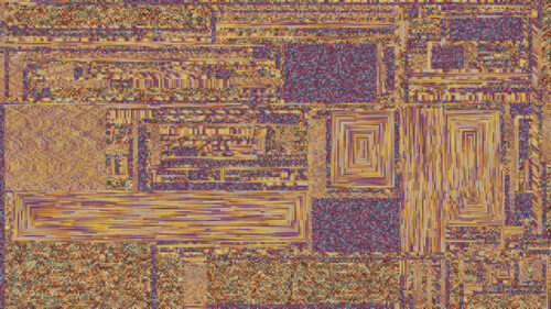 Abstract Glitch Art Digital Pattern 4K PC Wallpaper