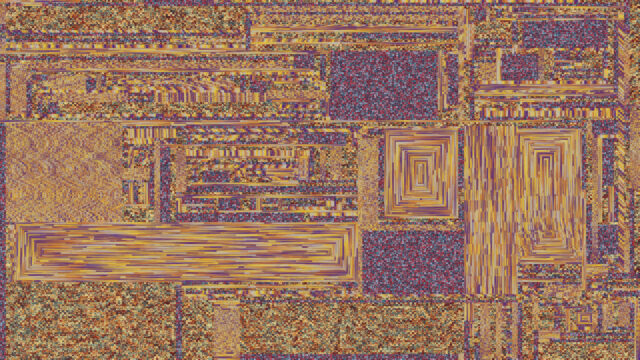 Abstract Glitch Art Digital Pattern 4K PC Wallpaper