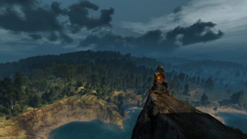 The Witcher 3 Place of Power Mystic Landscape 4K Desktop Wallpaper
