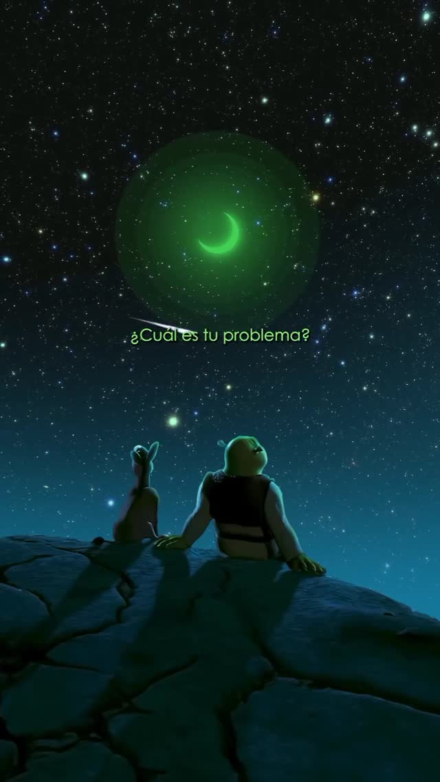Starlit Night Sky Adventure Shrek Live Wallpaper