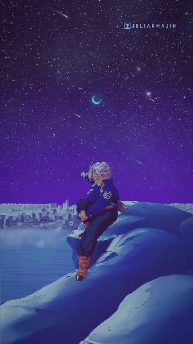 Trunks Night Watch Anime Live Wallpaper for Your Phone