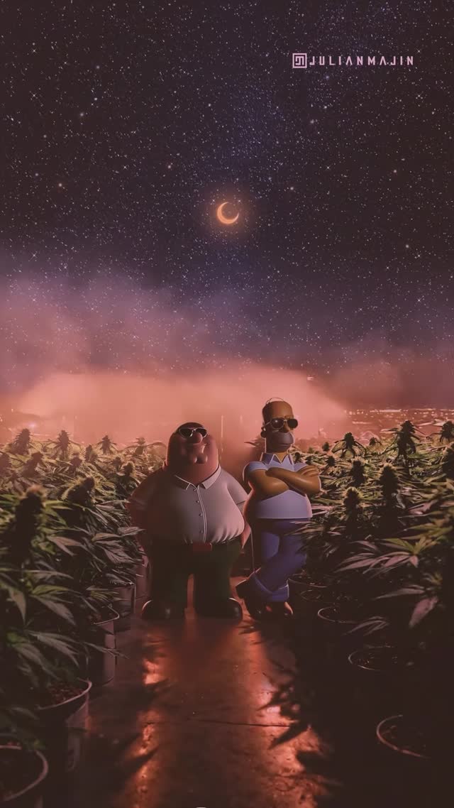 Chilled Night in the Garden Animated Live Wallpaper